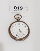 ANTIQUE SILVER OMEGA POCKET WATCH