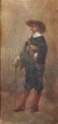 ANTIQUE OIL ON BOARD - UNSIGNED