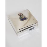 SILVER TRINKET BOX - BIRMINGHAM R.M.S.P ARAGUAYA- ROYAL MAIL STGEAM PACKET CO. TRAVELLRF ROUTE NEW