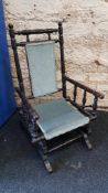 ANTIQUE CHILDS ROCKING CHAIR