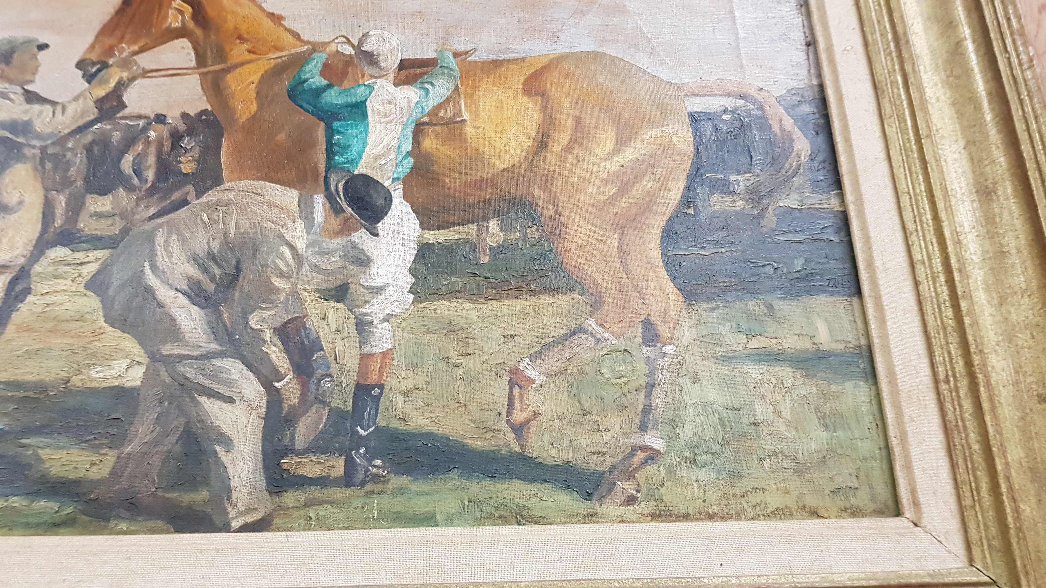 Marjorie May Macbeth-Raeburn - OIL ON CANVAS - MOUNTING UP 24'X20' - After Alfred Munnings - Image 11 of 16