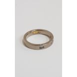 18 CARAT WHITE GOLD BAND