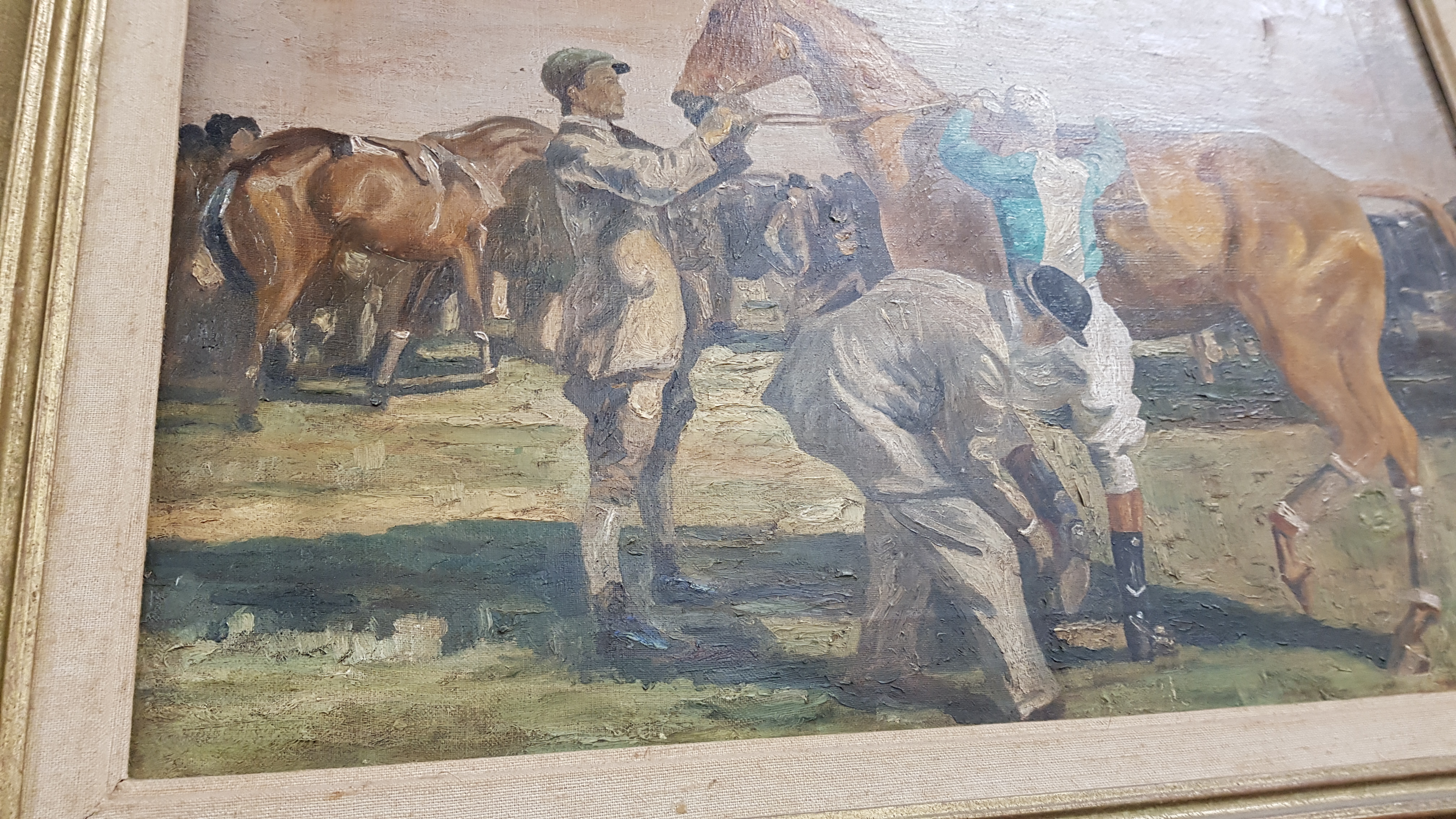 Marjorie May Macbeth-Raeburn - OIL ON CANVAS - MOUNTING UP 24'X20' - After Alfred Munnings - Image 12 of 16