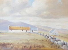 R.T COCHRANE - OIL ON CANVAS - IRISH LANDSCAPE 16'X12'