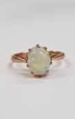 9 CARAT GOLD & OPAL RING