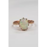 9 CARAT GOLD & OPAL RING