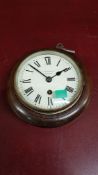 A SHIPS SMALL CABIN CLOCK PERFECT WORKING ORDER BY J TURNER & CO, LONDON