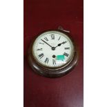 A SHIPS SMALL CABIN CLOCK PERFECT WORKING ORDER BY J TURNER & CO, LONDON