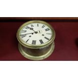 LARGE VICTORIAN FUSEE SHIPS CLOCK PERFECT WORKING ORDER