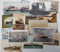 COLLECTION OF POSTCARDS TO INC. WHITE STAR LINE