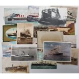 COLLECTION OF POSTCARDS TO INC. WHITE STAR LINE