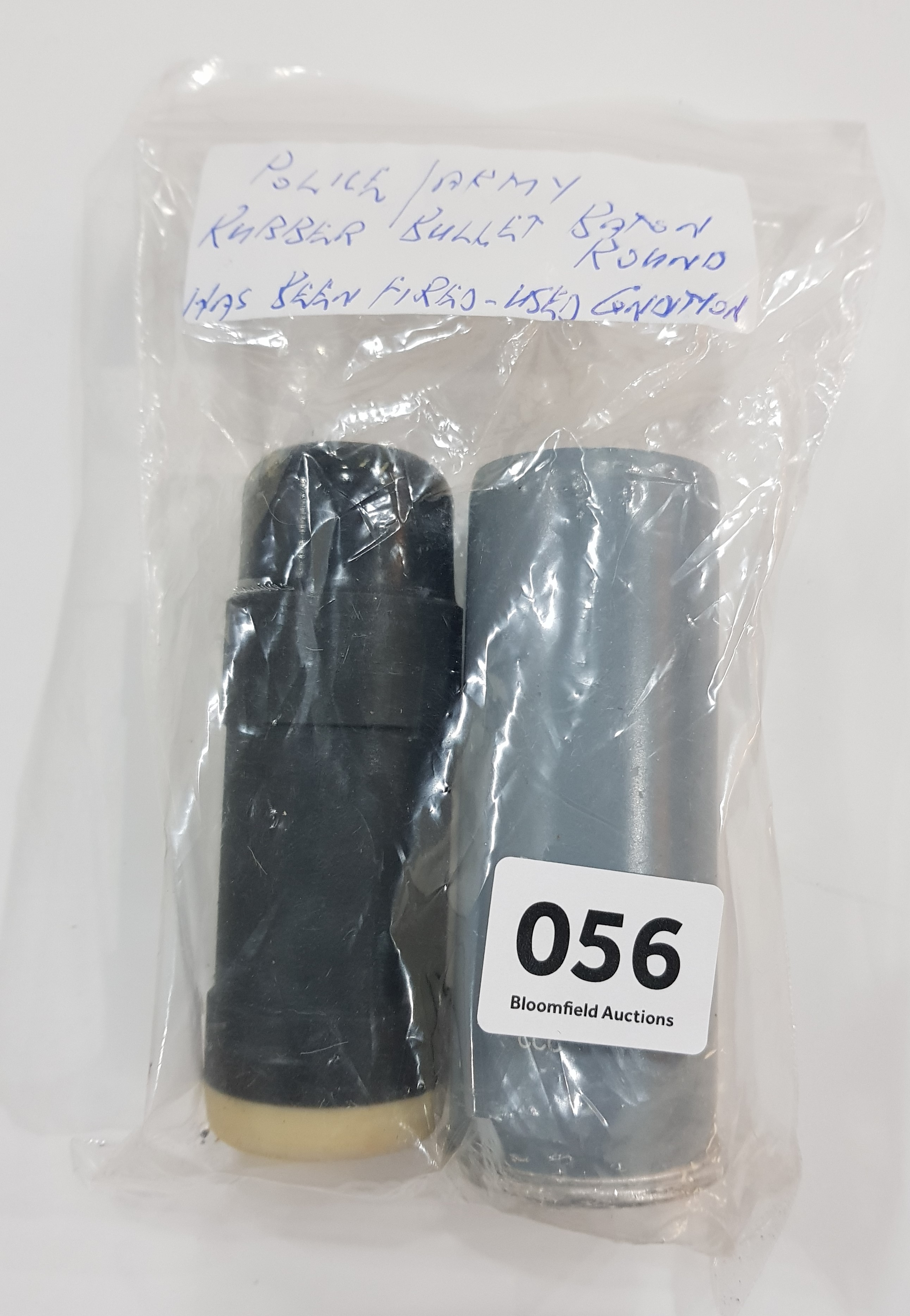 POLICE/ARMY RUBBER BULLET BATON ROUND - HAVE BEEN USED