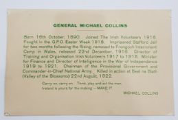 GENERAL MICHAEL COLLINS LARGE MEMORY CARD