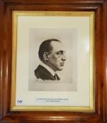 ANTIQUE FRAMED SIR EDWARD CARSON PRINT