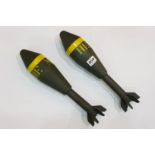 PAIR OF M642A ENERGA PRACTICE GRENADES