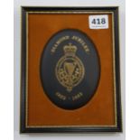 ROYAL ULSTER CONSTABULARY WEDGEWOOD WALL PLAQUE