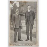 POSTCARD - ARTHUR GRIFFITH AND EAMON DE VALERA