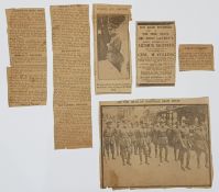 VARIOUS ORIGINAL NEWSPAPER CLIPPINGS RE:COLLINS AND DALTON