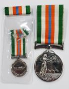 IRSIH PEACEKEEPING MEDAL & MINIATURE MEDAL SET