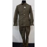 IRISH VOLUNTEER TUNIC AND TROUSERS WITH BUTTONS 1939/45 PERIOD