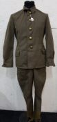 IRISH VOLUNTEER TUNIC AND TROUSERS WITH BUTTONS 1939/45 PERIOD