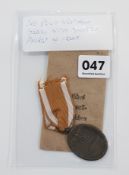 THIRD REICH/NAZI WEST WALL MEDAL WITH MARKED PACKET OF ISSUE