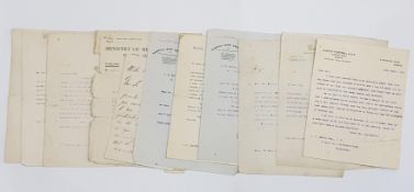 EMMET DALTON DOCUMENTS - VARIOUS LETTERS TO EMMET'S FATHER CONGRATULATING HIM ON HIS SONS