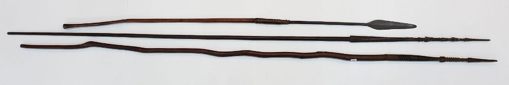 3X ANTIQUE TRIBAL SPEARS