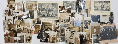 QUANTITY OF ORIGINAL PHOTOS AND POSTCARDS FOUND IN EMMET DALTONS DOCUMENTS AND BELIEVED TO BE OF