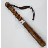 ROYAL ULSTER CONSTABULARY ISSUE WOODEN TRUNCHEON
