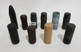 COLLECTION OF RUBBER BULLETS AND BATON ROUNDS ETC