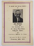 DEATH CARD - JOHN MCCABE