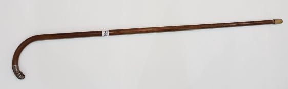 WALKING CANE- SILVER TIPPED BELONGING TO MICHAEL COLLINS. THIS PARTICULAR CANE HAS BEEN ON LOAN TO