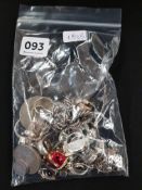 BAG OF SILVER & OTHER JEWELLERY