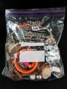 BAG OF COSTUME JEWELLERY