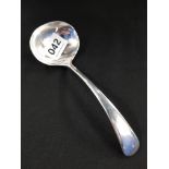 SILVER SAUCE LADLE