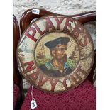 ORIGINAL PAINTERS PLAYERS NAVY CUT ADVERTISING SIGN