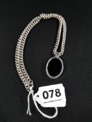 SILVER NECKLACE WITH PENDANT