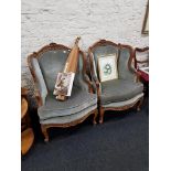 2 REPRODUCTION ARMCHAIRS