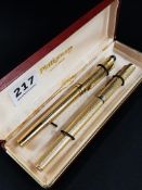 VINTAGE PLATINUM PEN SET