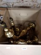 4 BRASS LAMPS
