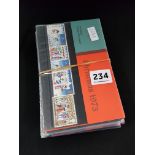 21 PACKS OF BRITISH MINT STAMPS