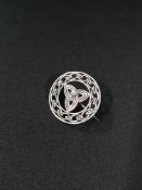 SILVER CELTIC BROOCH