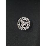 SILVER CELTIC BROOCH