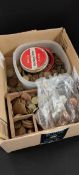 BOX OF OLD COINS
