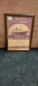 FRAMED ISLE OF MAN STEAM PACKET POSTER