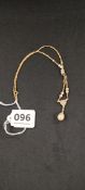 VICTORIAN 9K GOLD PEARL SET NECKLACE