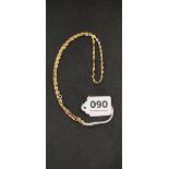 18 CARAT GOLD CHAIN 11 GMS