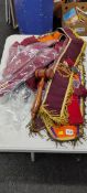 QUANTITY OF ORANGE ORDER AND APPRENTICE BOYS SASHES AND TIES