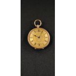 9 CARAT GOLD FOB WATCH